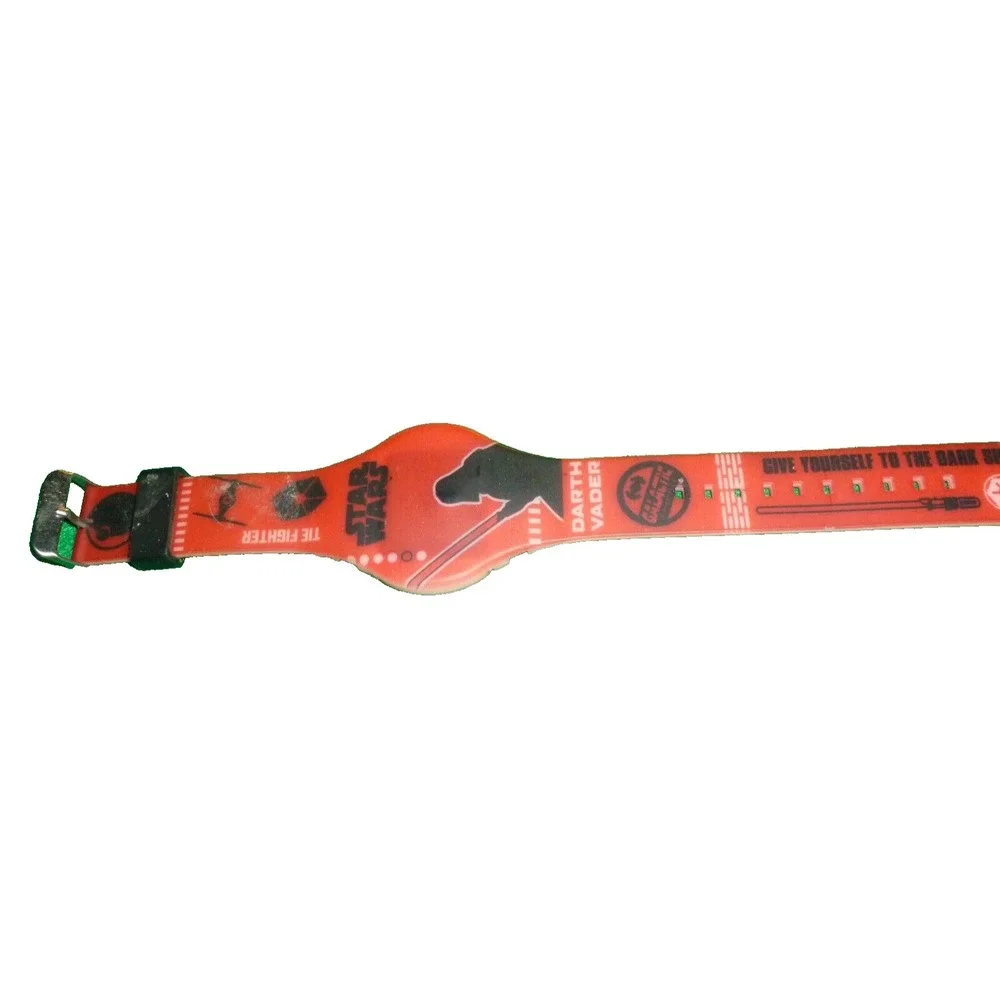 Star Wars Darth‎ Vader Red Digital LED Watch Accutime DAR3526 Galactic Empire